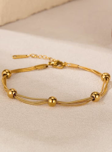 Women’s Multi-Layer Gold Plated Bracelet